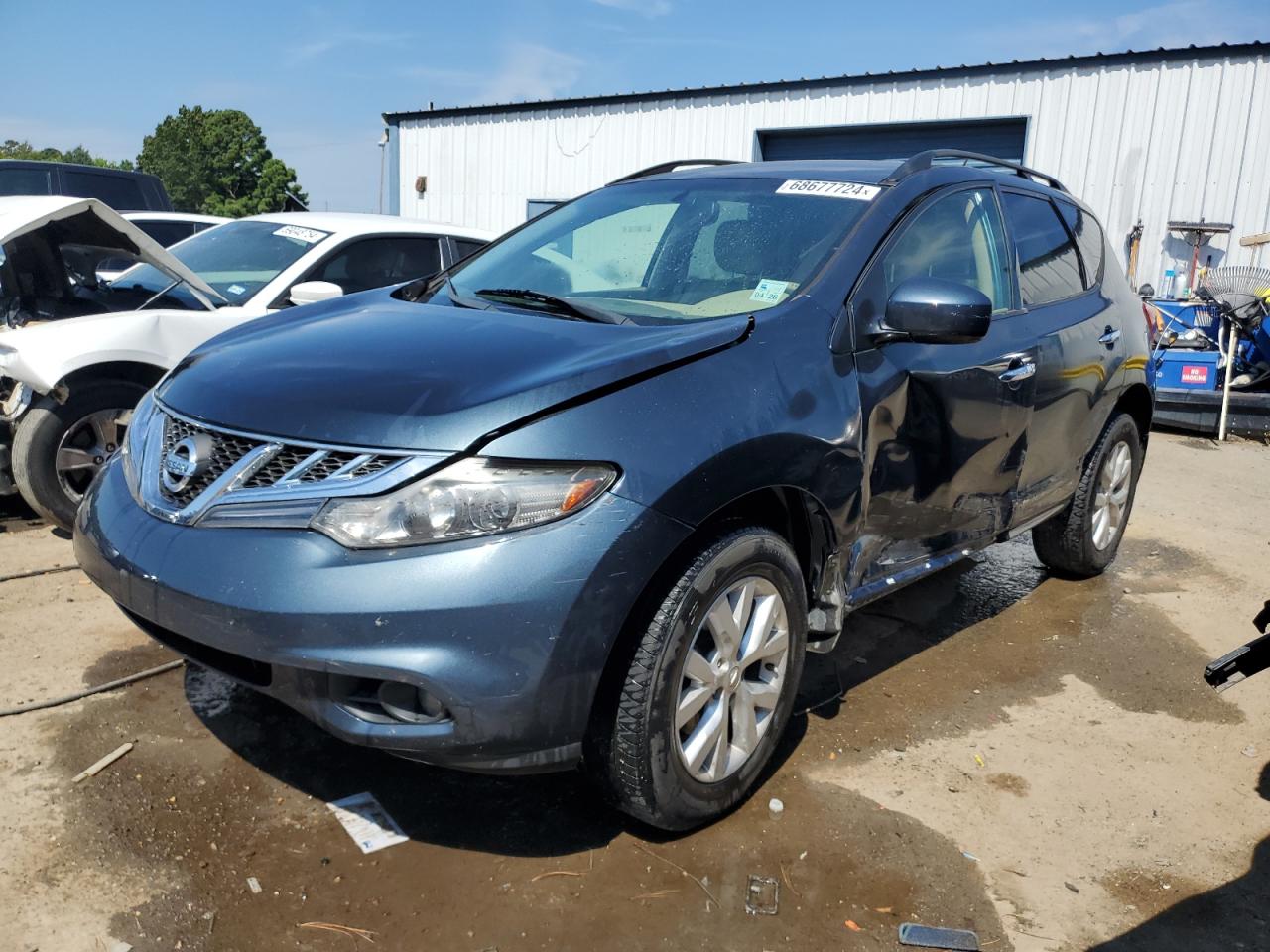 2014 Nissan Murano S de vânzare în Shreveport, LA - Side