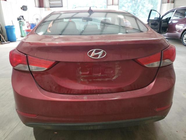 Sedans HYUNDAI ELANTRA 2016 Czerwony