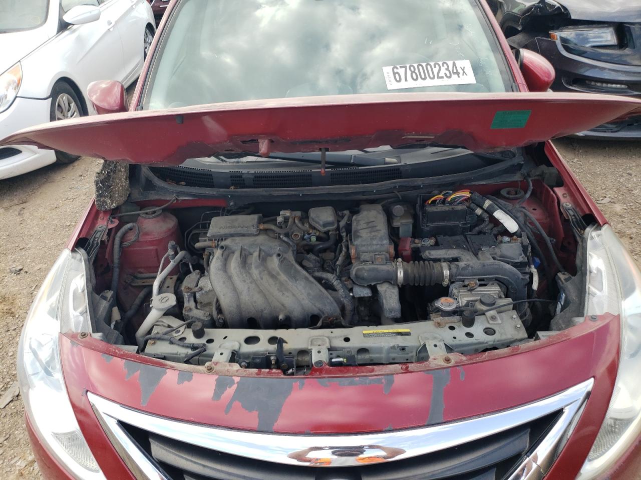 2015 Nissan Versa S VIN: 3N1CN7AP7FL842237 Lot: 64497475