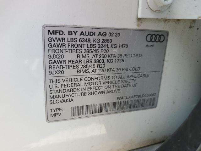 WA1LXAF78LD006087 Audi Q7 PREMIUM 13