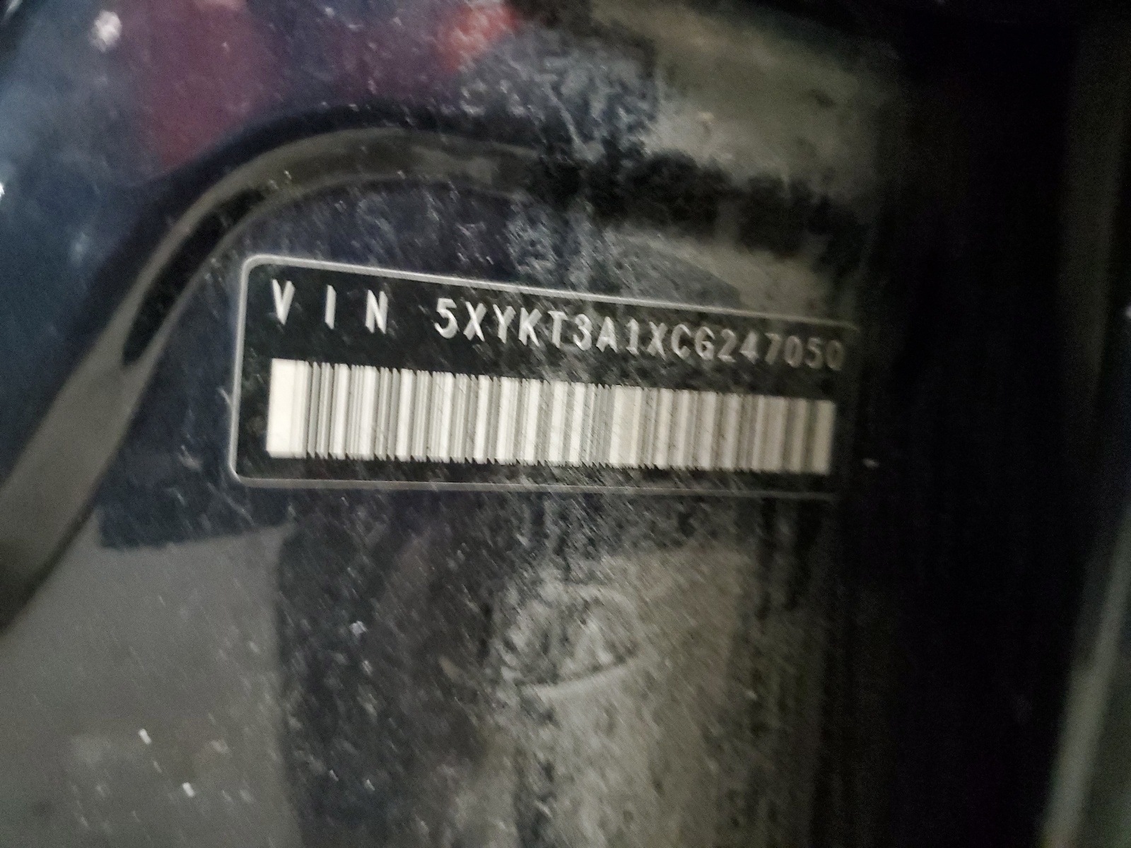 5XYKT3A1XCG247050 2012 Kia Sorento Base