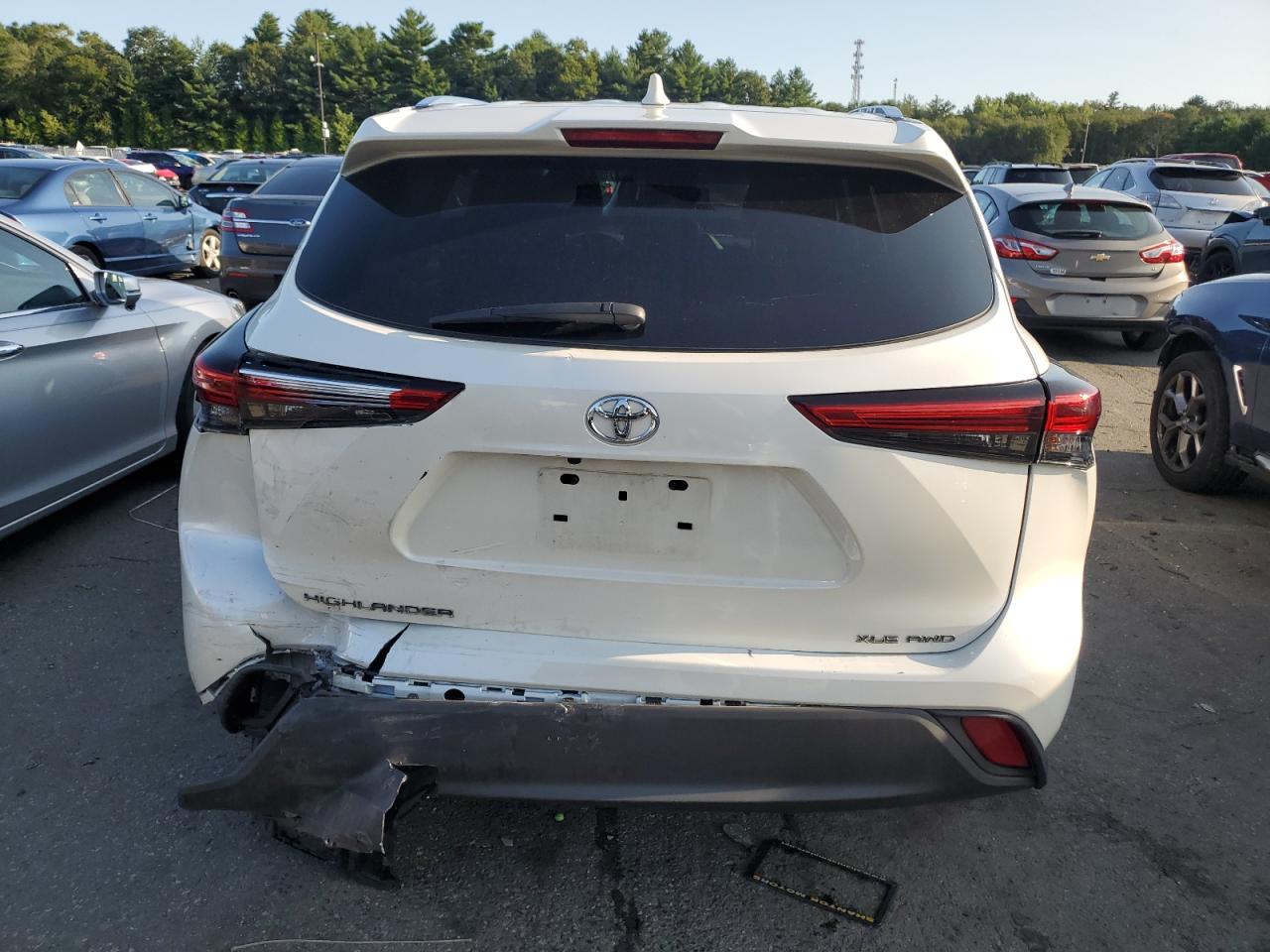 2021 Toyota Highlander Xle VIN: 5TDGZRBH5MS110489 Lot: 68671524