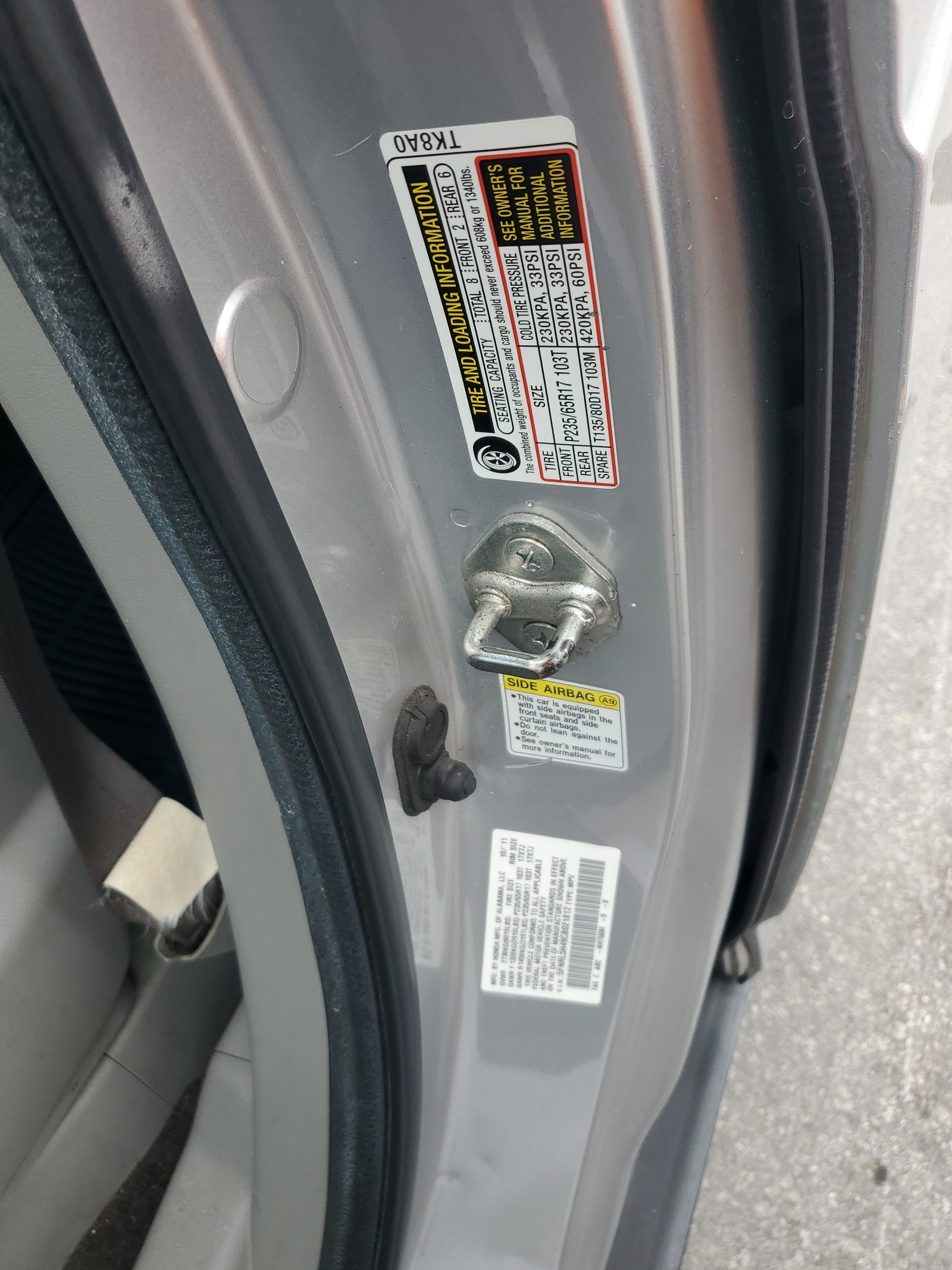 5FNRL5H49CB021812 2012 Honda Odyssey Ex