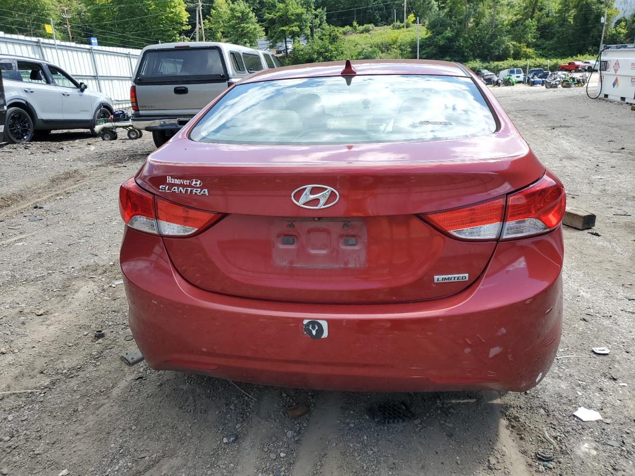 2012 Hyundai Elantra Gls VIN: KMHDH4AEXCU319040 Lot: 67243414