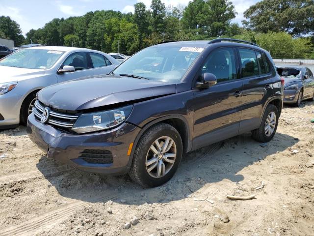  VOLKSWAGEN TIGUAN 2016 Синій