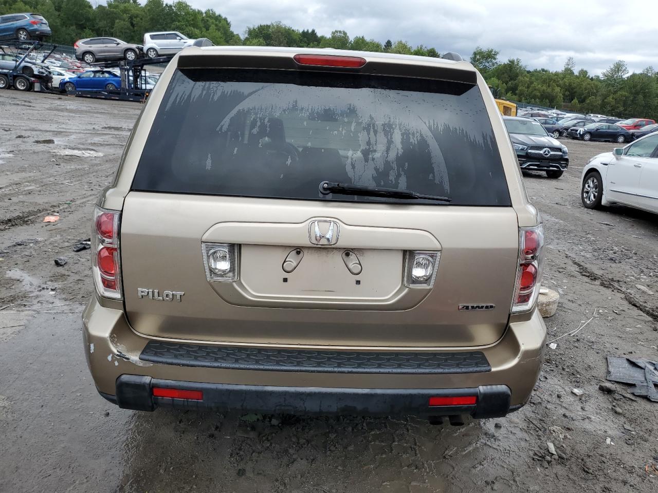 2006 Honda Pilot Ex VIN: 2HKYF185X6H523853 Lot: 67886404