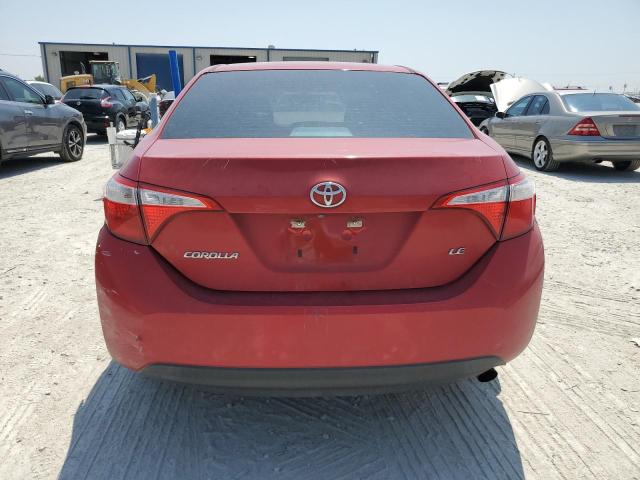  TOYOTA COROLLA 2015 Czerwony