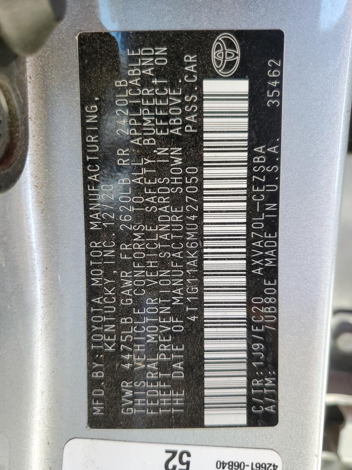 2021 Toyota Camry - Image 12