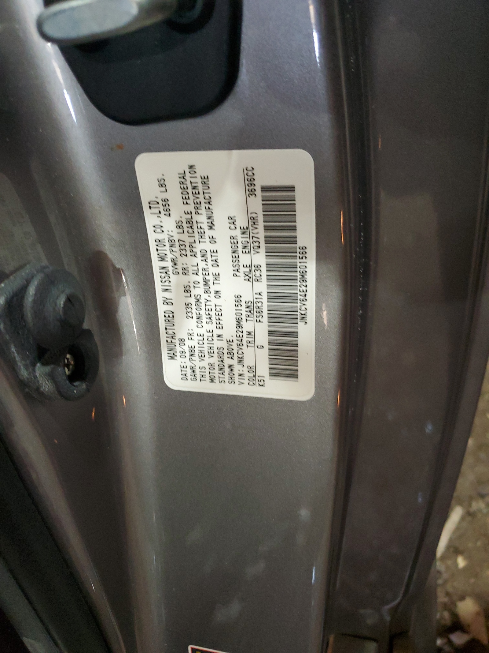 JNKCV64E29M601566 2009 Infiniti G37 Base