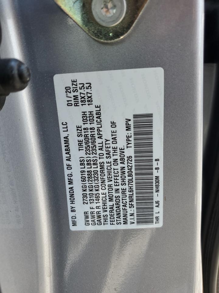 5FNRL6H70LB042726 2020 HONDA ODYSSEY - Image 13