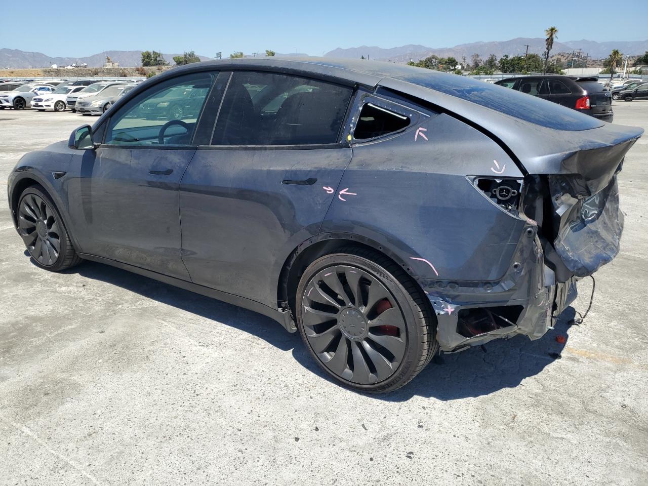 VIN 7SAYGDEF5PF595543 2023 TESLA MODEL Y no.2