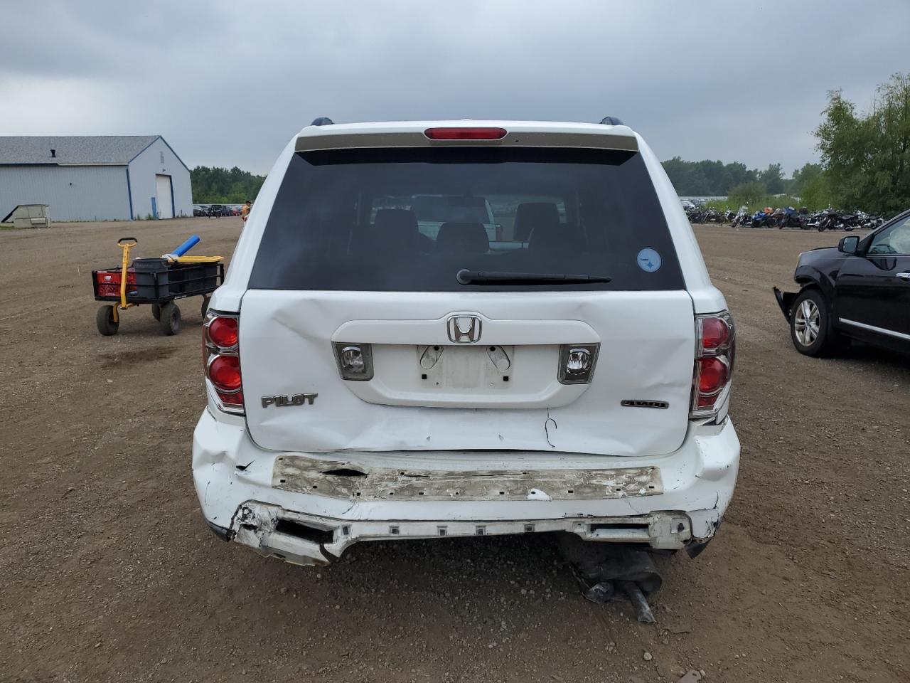 2006 Honda Pilot Ex VIN: 2HKYF18516H547071 Lot: 65980874