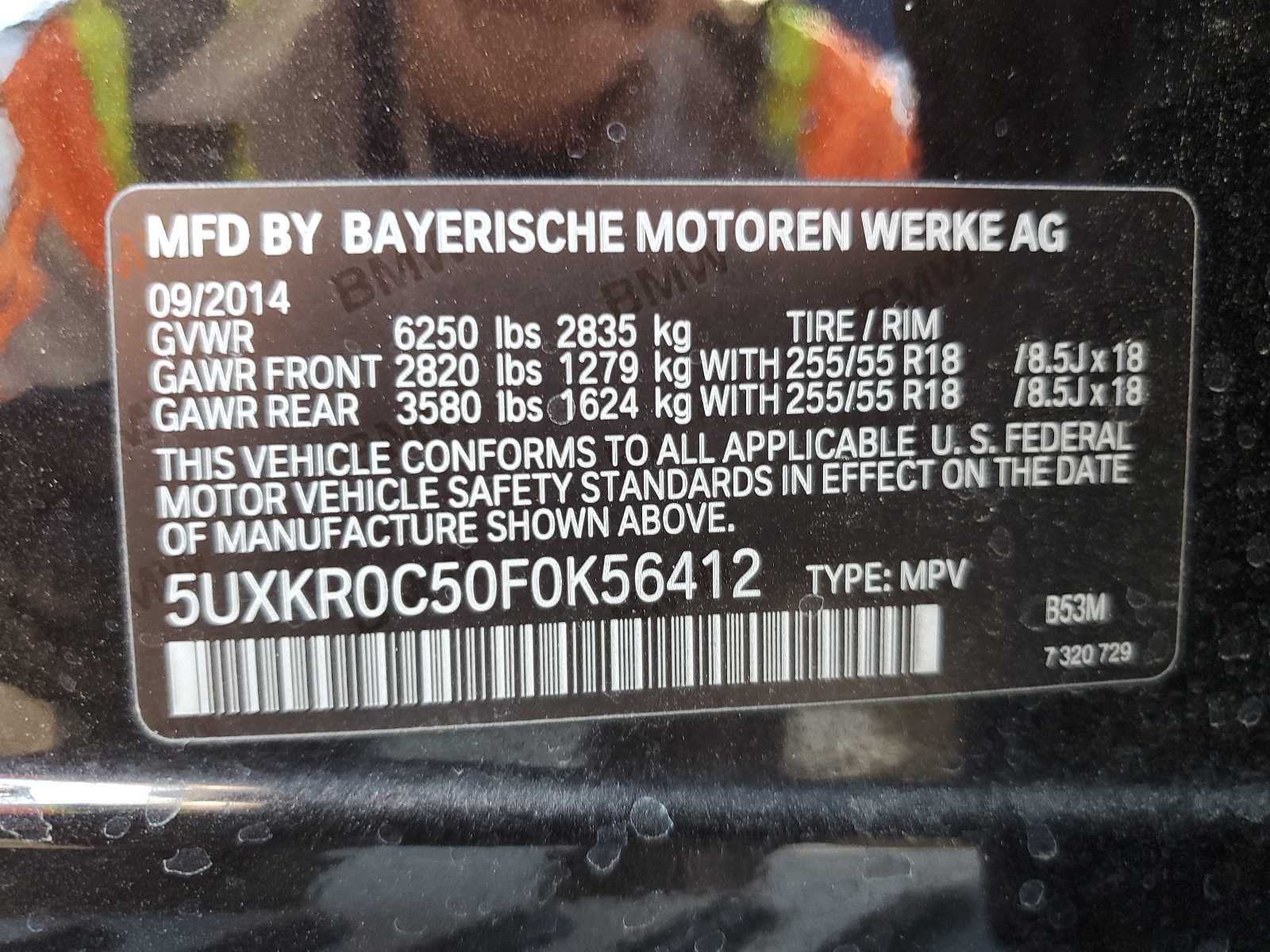 5UXKR0C50F0K56412 2015 BMW X5 xDrive35I