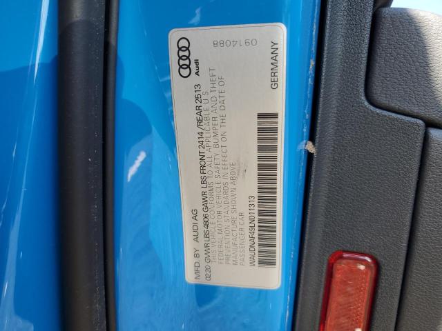 WAUDNAF49LN011313 Audi A4 PREMIUM 12