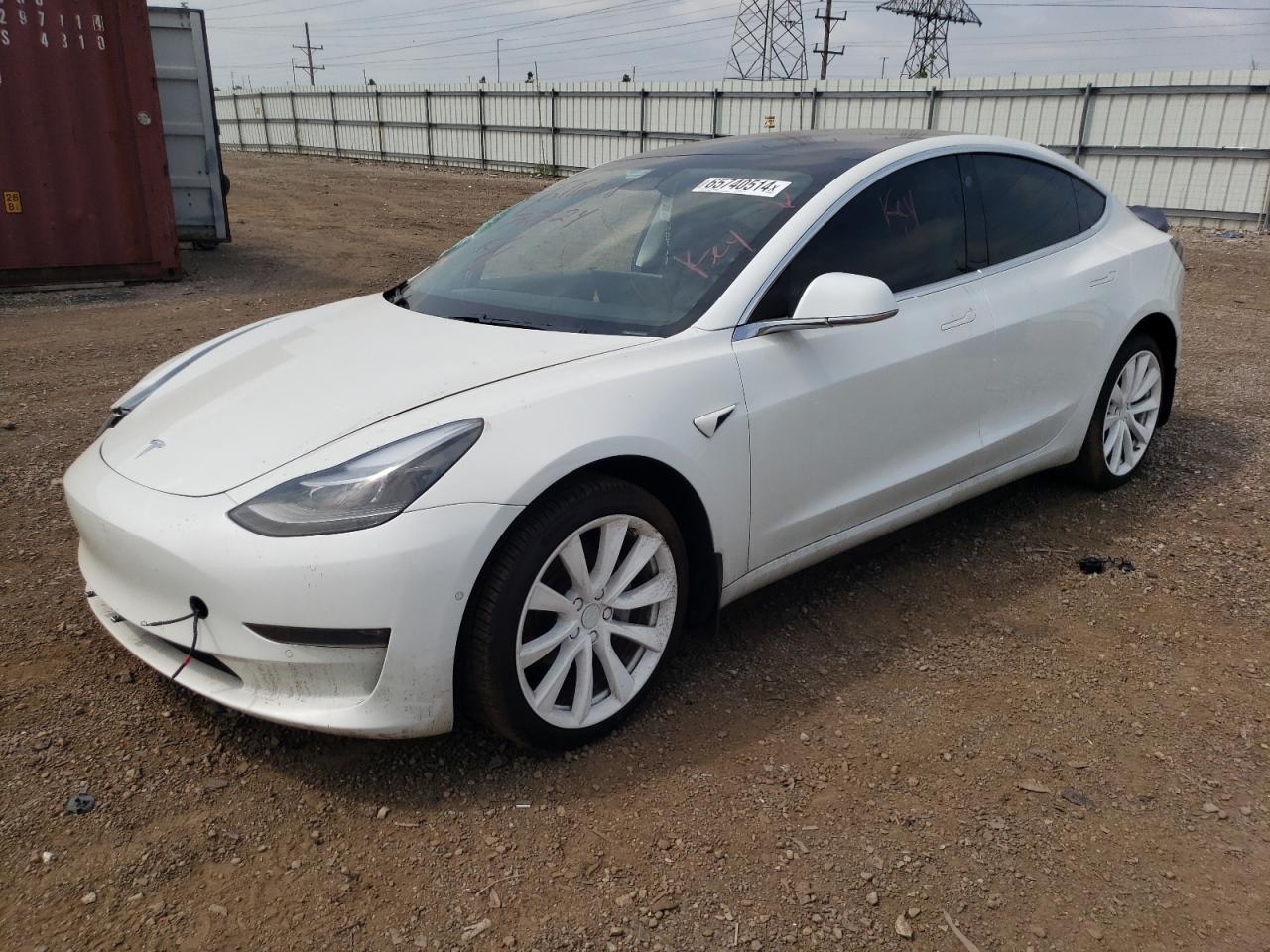 5YJ3E1EA9KF407549 2019 TESLA MODEL 3 - Image 1