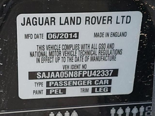 SAJAA05N8FPU42337 - 2015 JAGUAR XF - #67230004