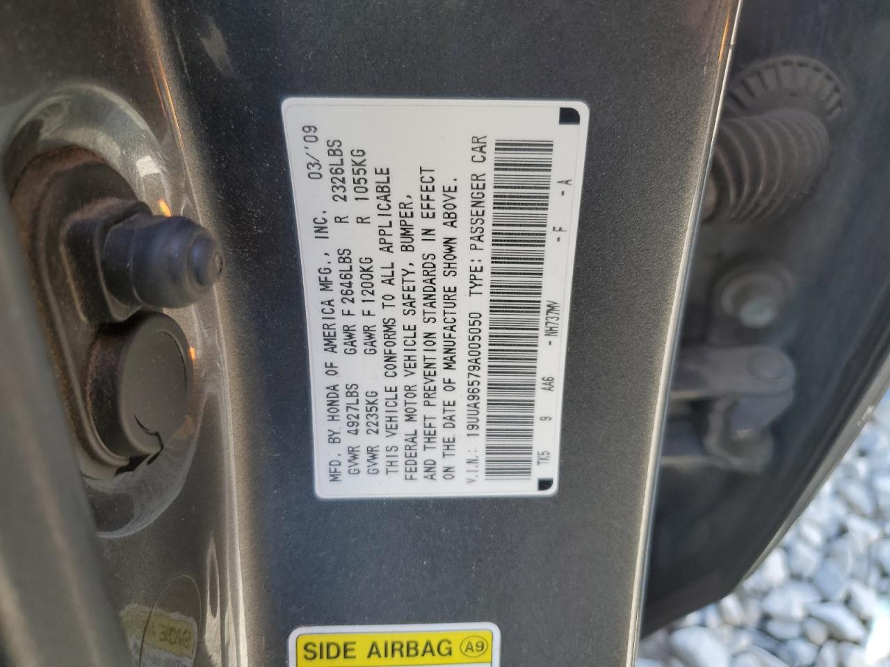 19UUA96579A005050 2009 Acura Tl