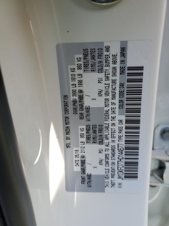 2017 Mazda Cx-3 Grand Touring VIN: JM1DKFD77H0144677 Lot: 68535334