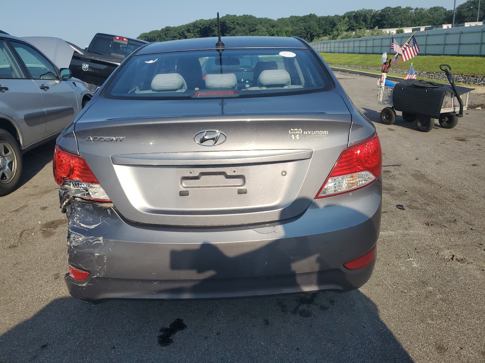 KMHCT4AE7EU758645 2014 Hyundai Accent Gls