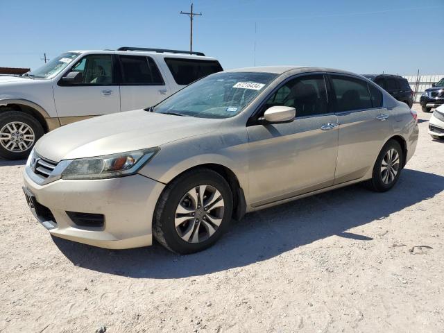 2014 Honda Accord Lx na sprzedaż w Andrews, TX - Hail