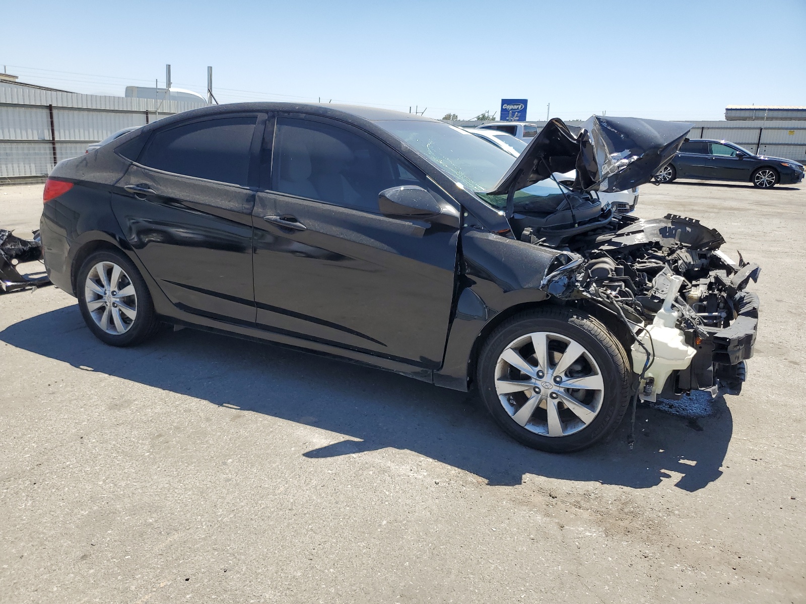 2013 Hyundai Accent Gls vin: KMHCU4AE6DU342372