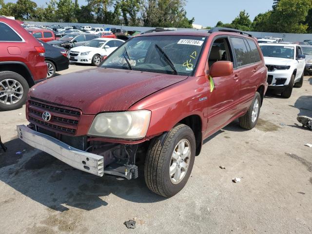 2002 Toyota Highlander Limited zu verkaufen in Bridgeton, MO - Front End