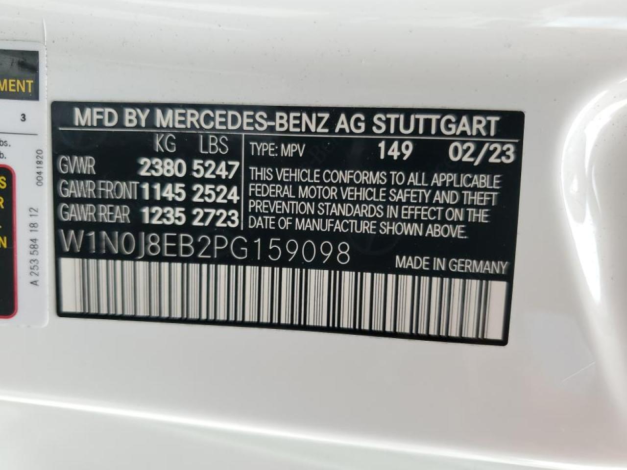 W1N0J8EB2PG159098 2023 Mercedes-Benz Glc Coupe 300 4Matic