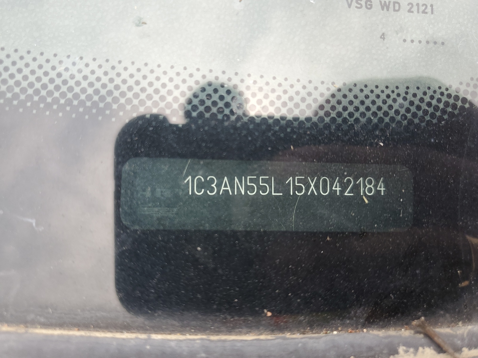 1C3AN55L15X042184 2005 Chrysler Crossfire