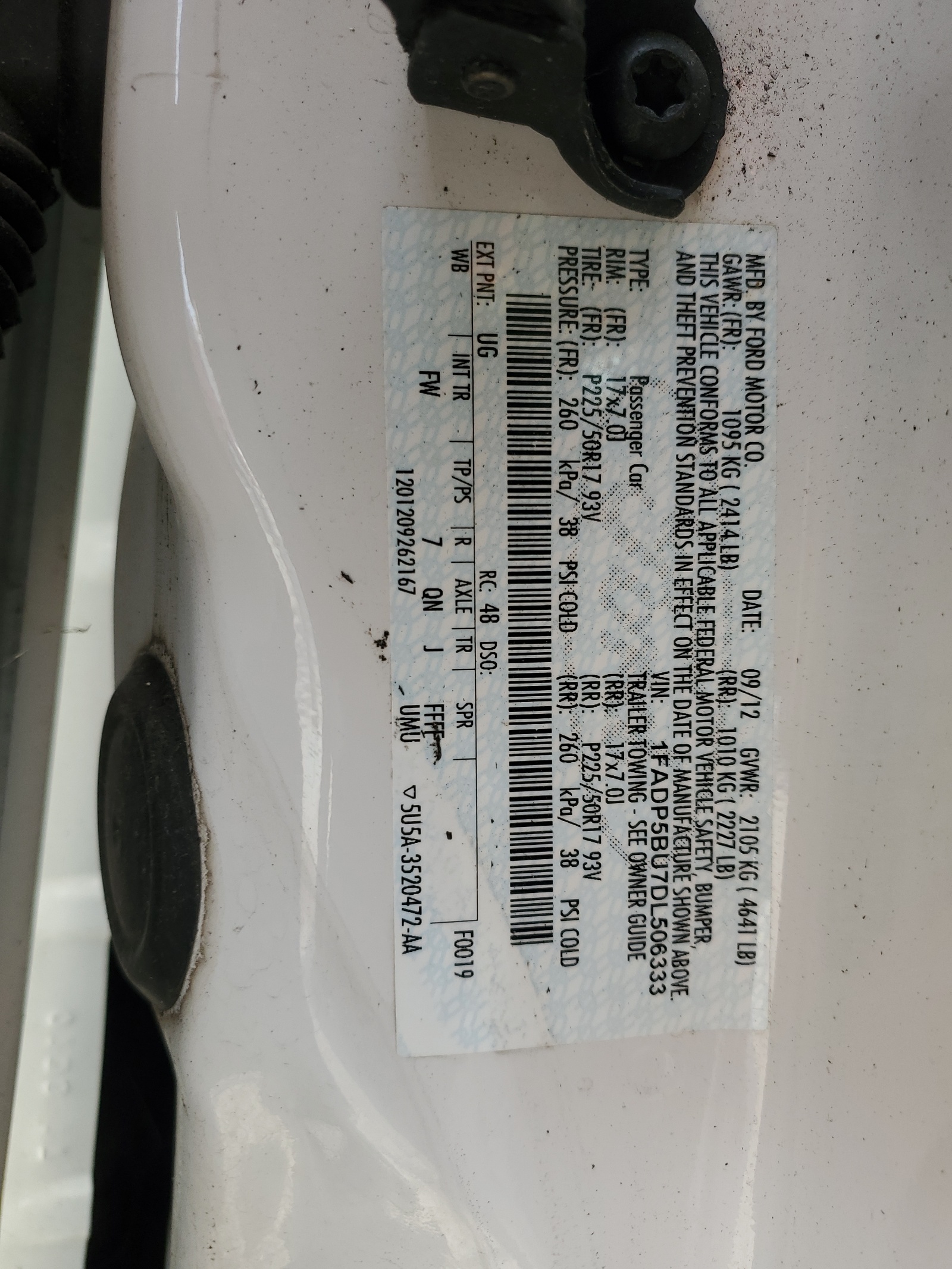 1FADP5BU7DL506333 2013 Ford C-Max Sel