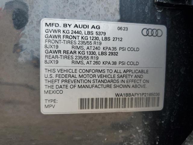 WA1BBAFY1P2165036 Audi Q5 PREMIUM 13