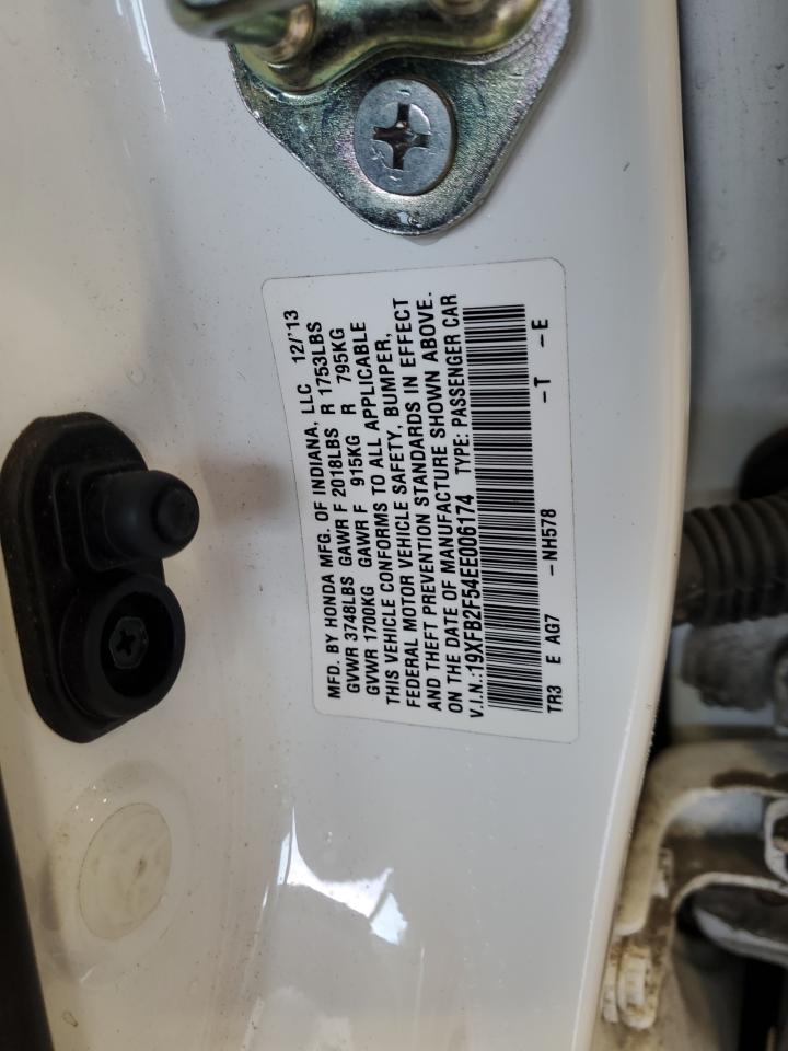 19XFB2F54EE006174 2014 Honda Civic Lx