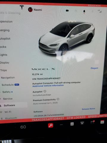 7SAXCDE54PF406427 Tesla Model X  14