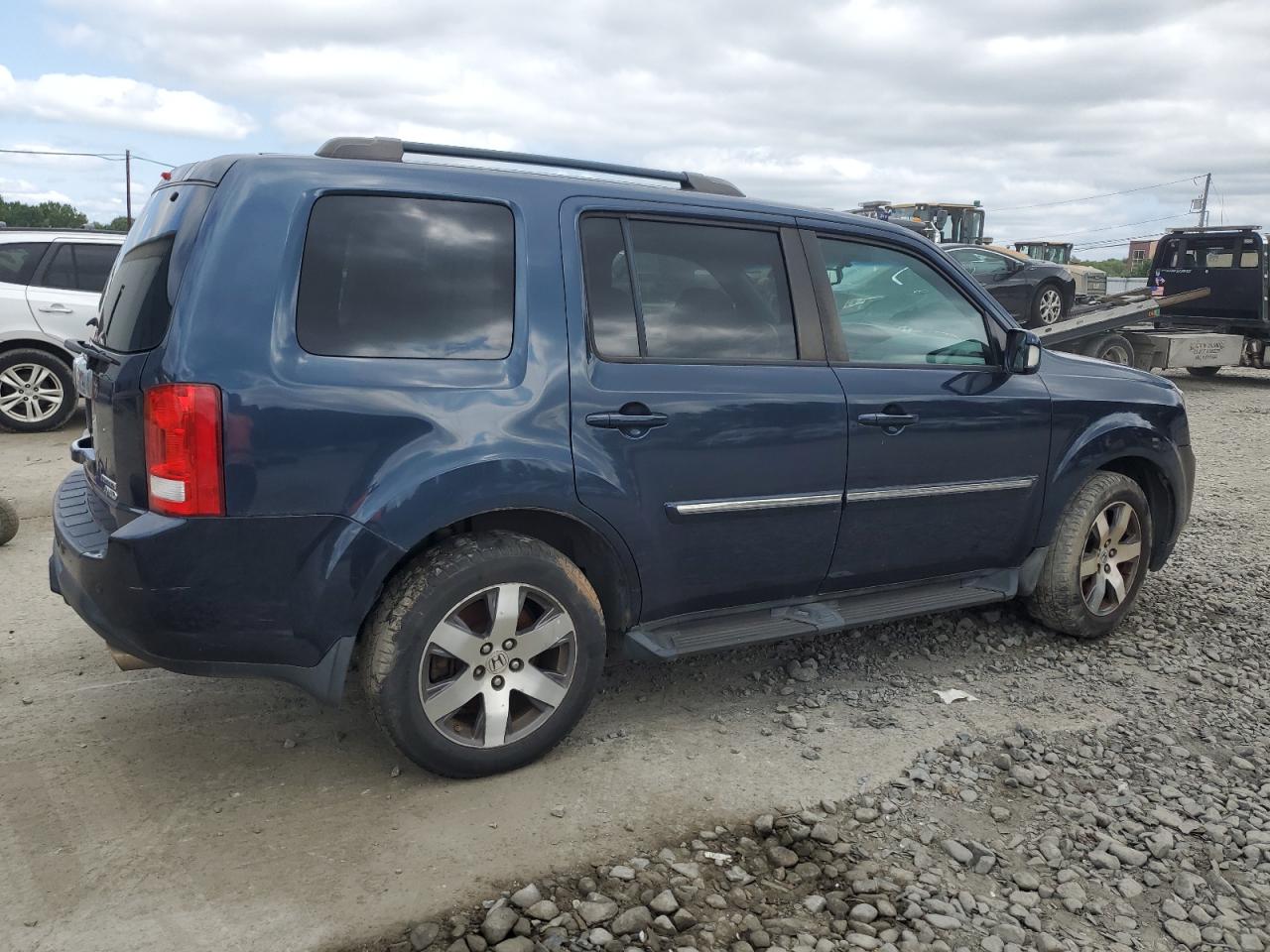 2012 Honda Pilot Touring blue suv gas 5FNYF4H92CB011180 photo #4
