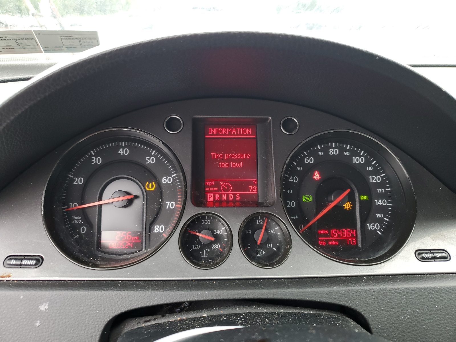 WVWJK73C48P067393 2008 Volkswagen Passat Turbo