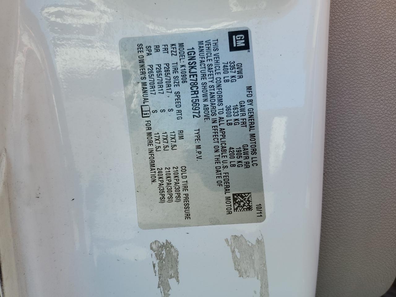 2012 Chevrolet Suburban - Image 14