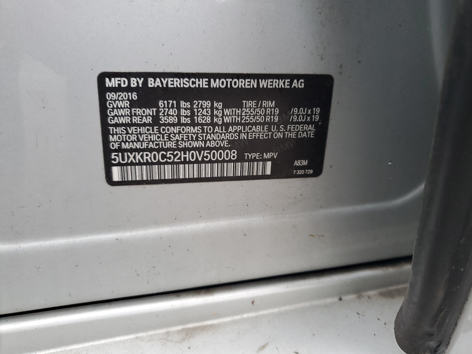 5UXKR0C52H0V50008 2017 BMW X5 xDrive35I