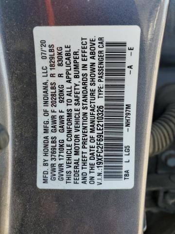 19XFC2F69LE210326 Honda Civic LX 14