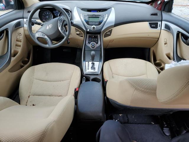  HYUNDAI ELANTRA 2013 Czerwony