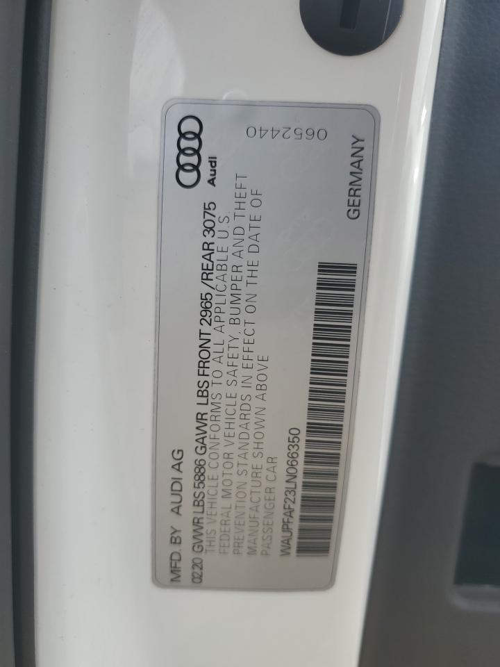 WAUPFAF23LN066350 2020 Audi S7 Premium Plus