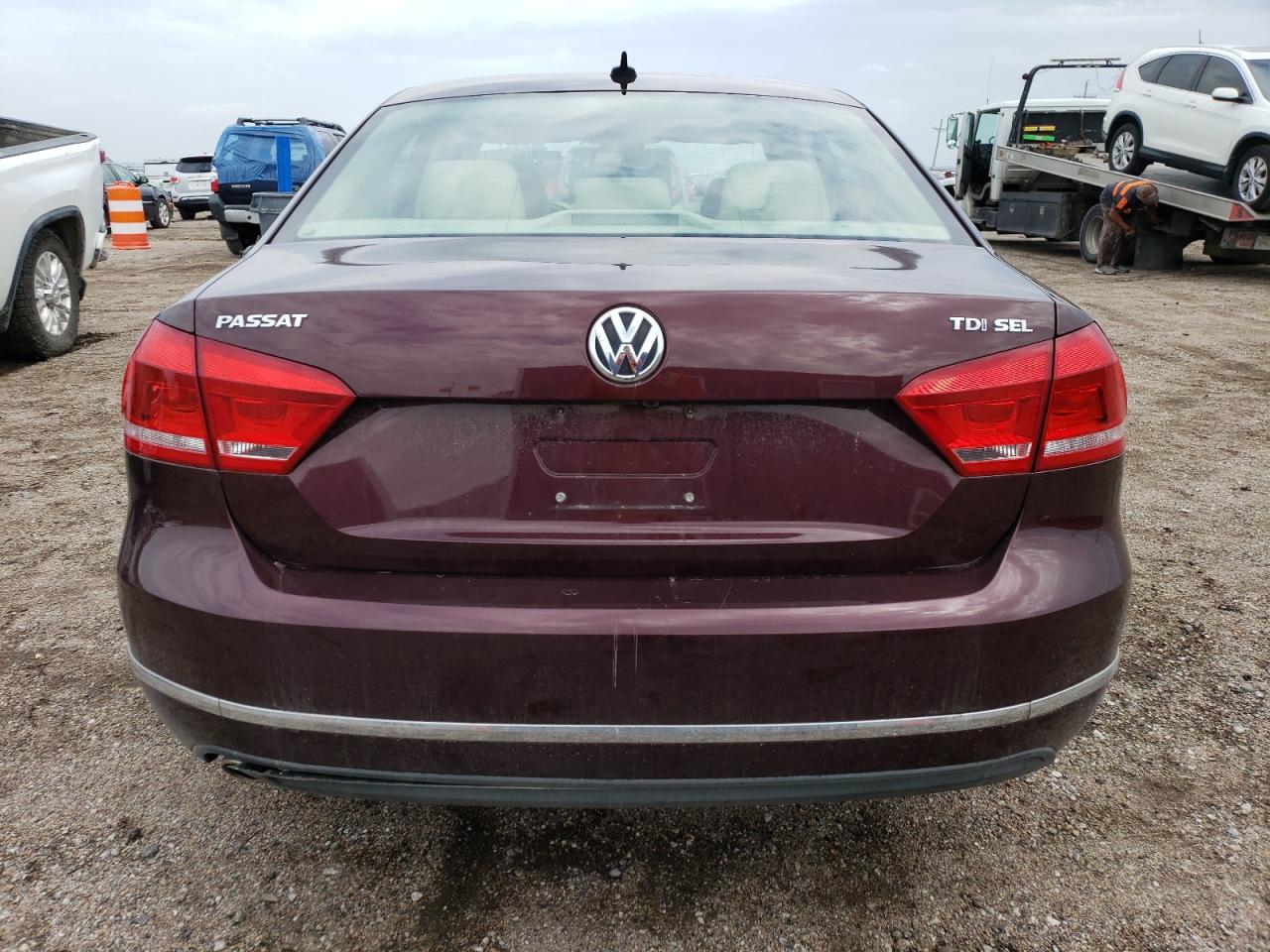 1VWCN7A3XDC016319 2013 Volkswagen Passat Sel