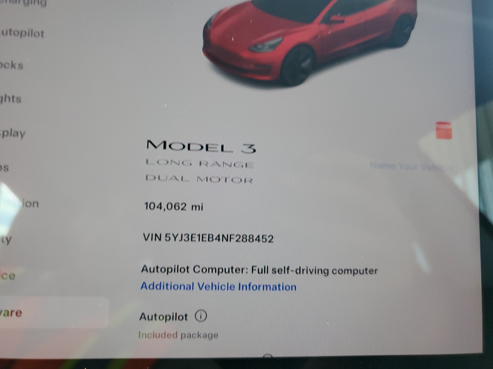 5YJ3E1EB4NF288452 2022 Tesla Model 3