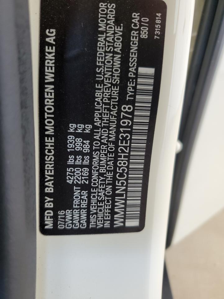 2017 Mini Cooper Clubman VIN: WMWLN5C58H2E31978 Lot: 66626614