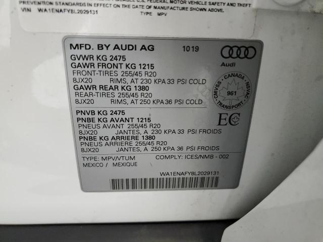 WA1ENAFY8L2029131 Audi Q5 TITANIU 13