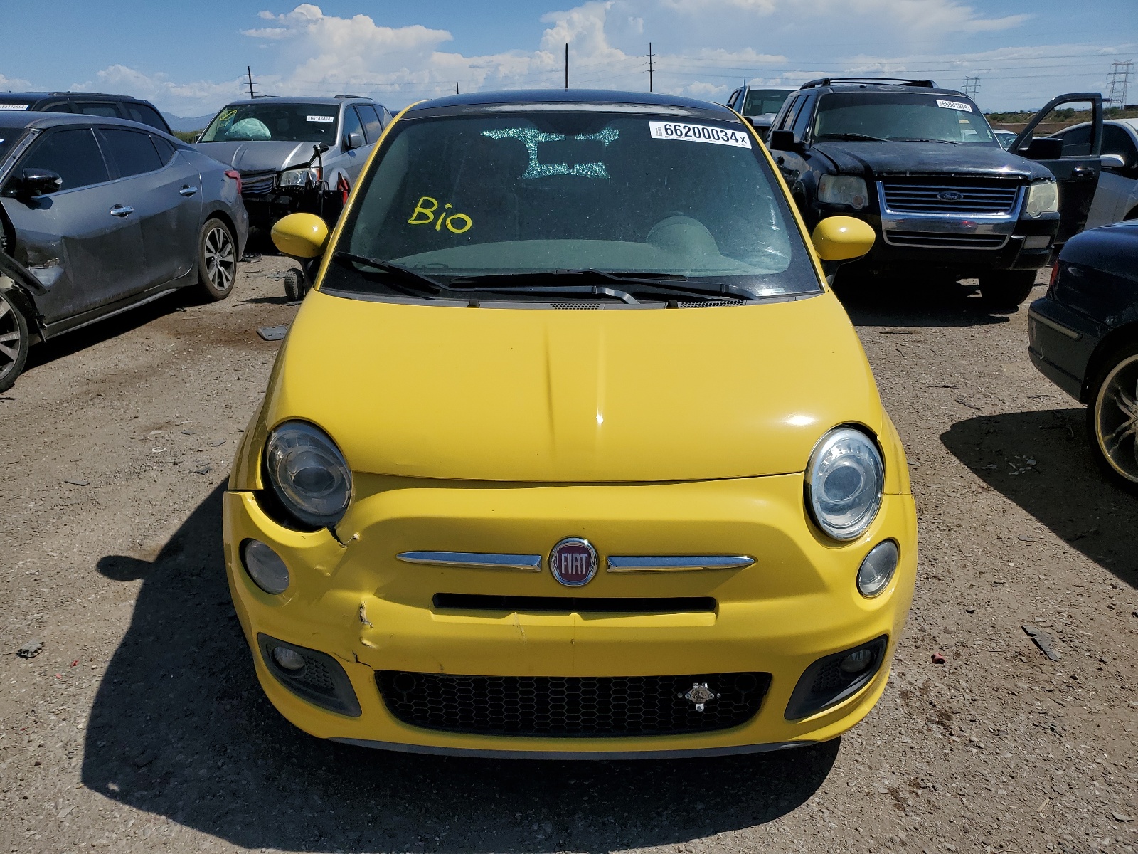 2012 Fiat 500 Sport vin: 3C3CFFBR1CT340344