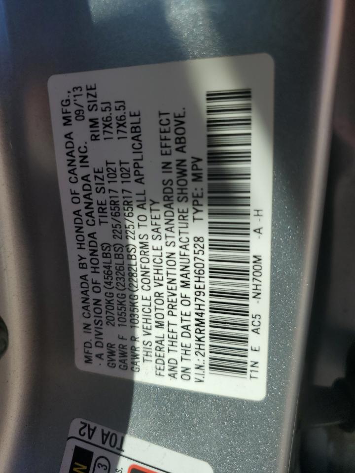 2HKRM4H79EH607528 2014 Honda Cr-V Exl