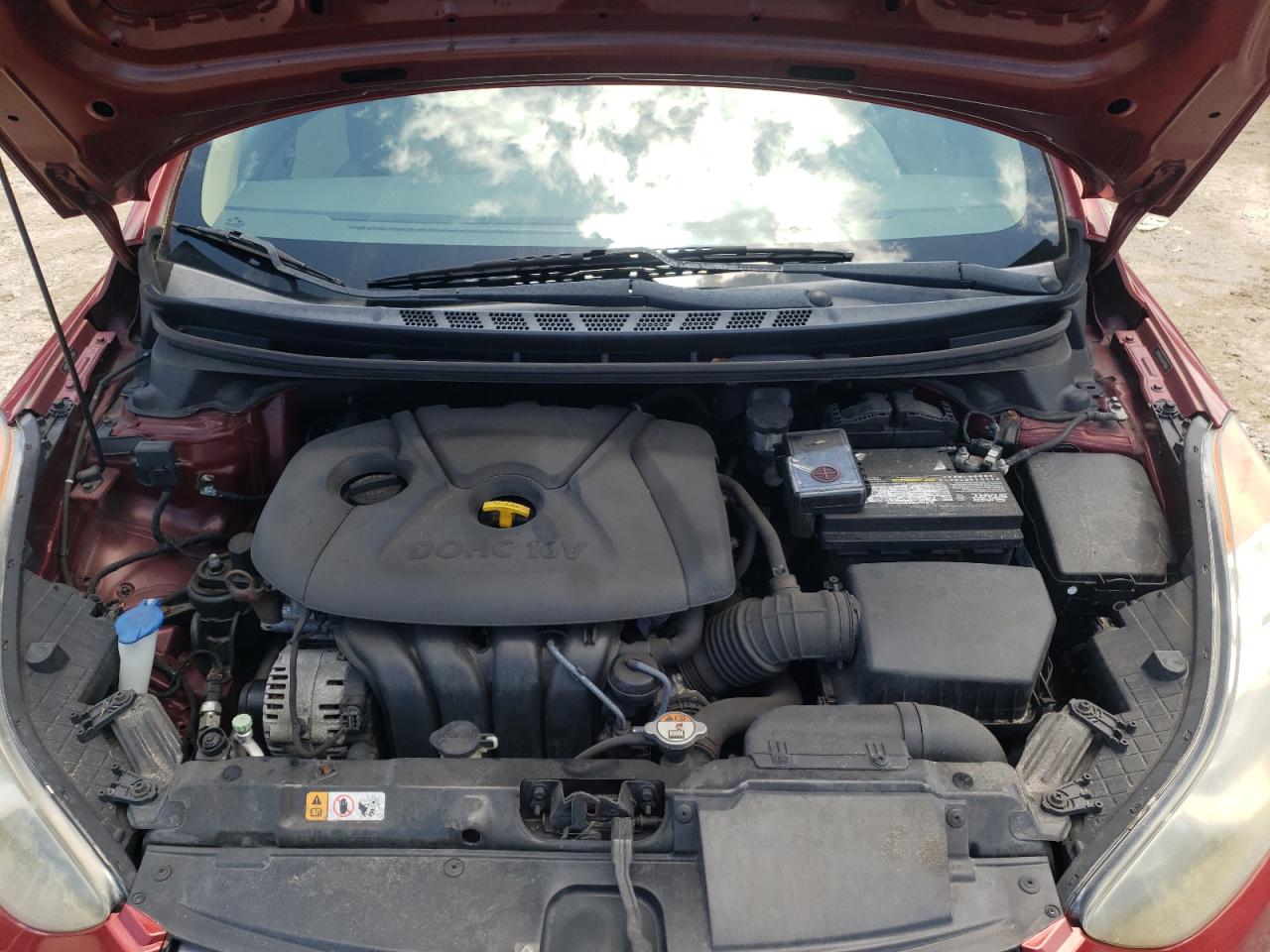 2013 Hyundai Elantra Gls VIN: 5NPDH4AE8DH318498 Lot: 65325314