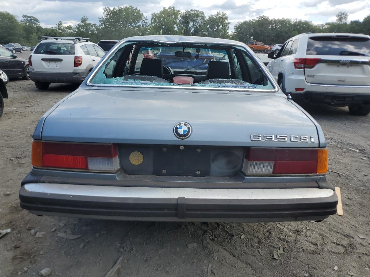 1986 BMW 635 Csi Automatic VIN: WBAEC8400G0613586 Lot: 67681754