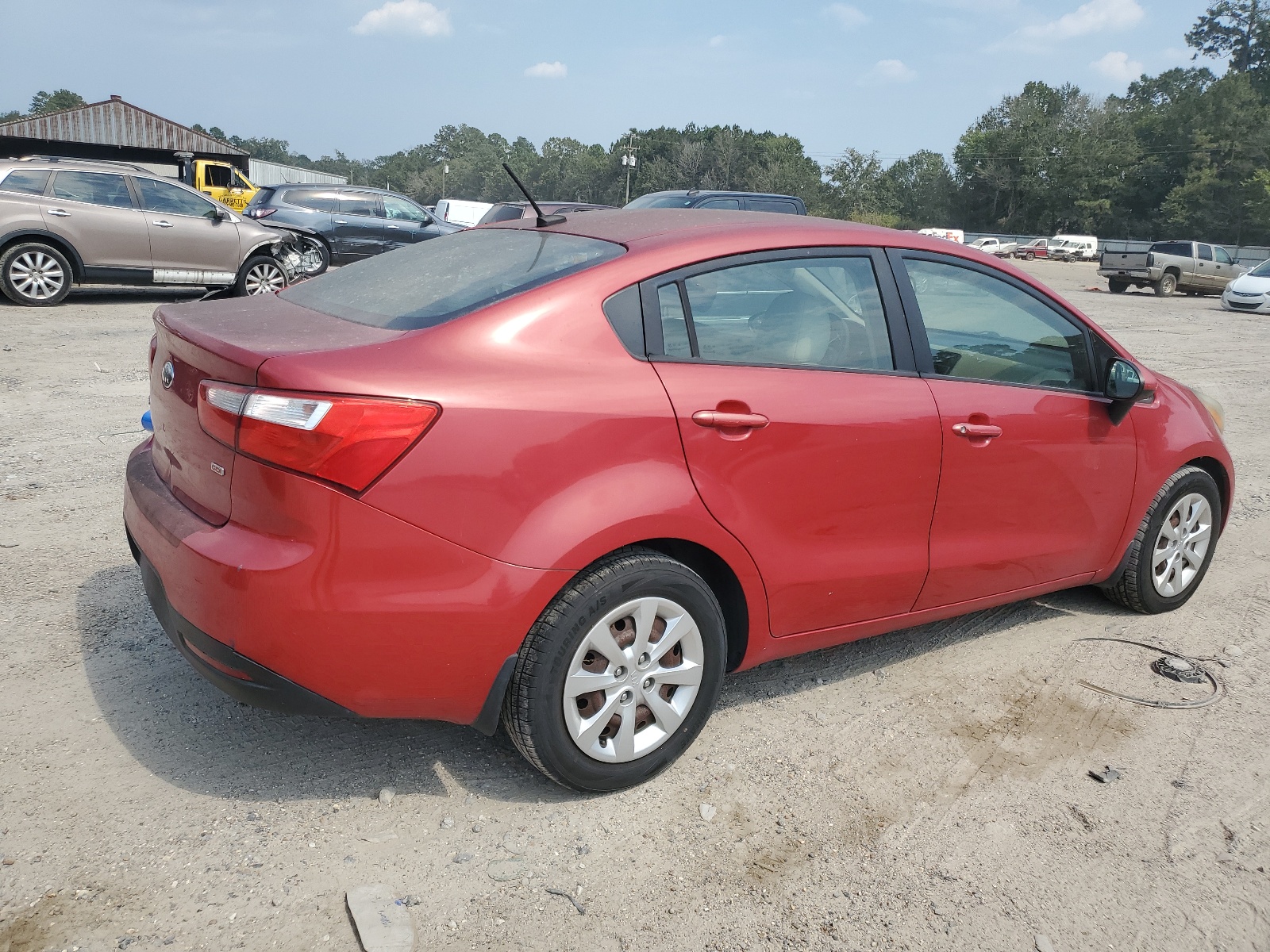 2013 Kia Rio Lx vin: KNADM4A34D6217430