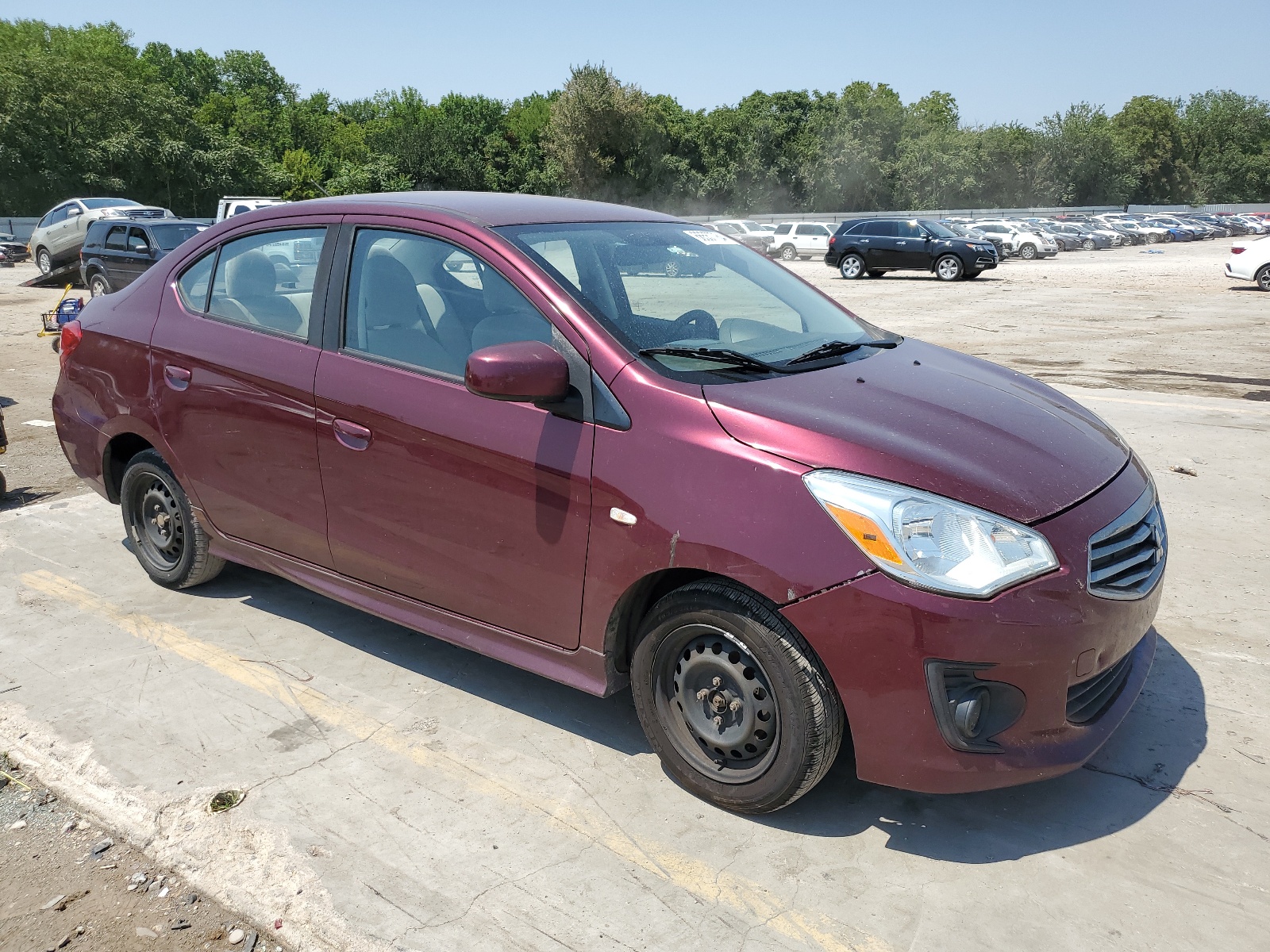 2018 Mitsubishi Mirage G4 Es vin: ML32F3FJ3JHF13423