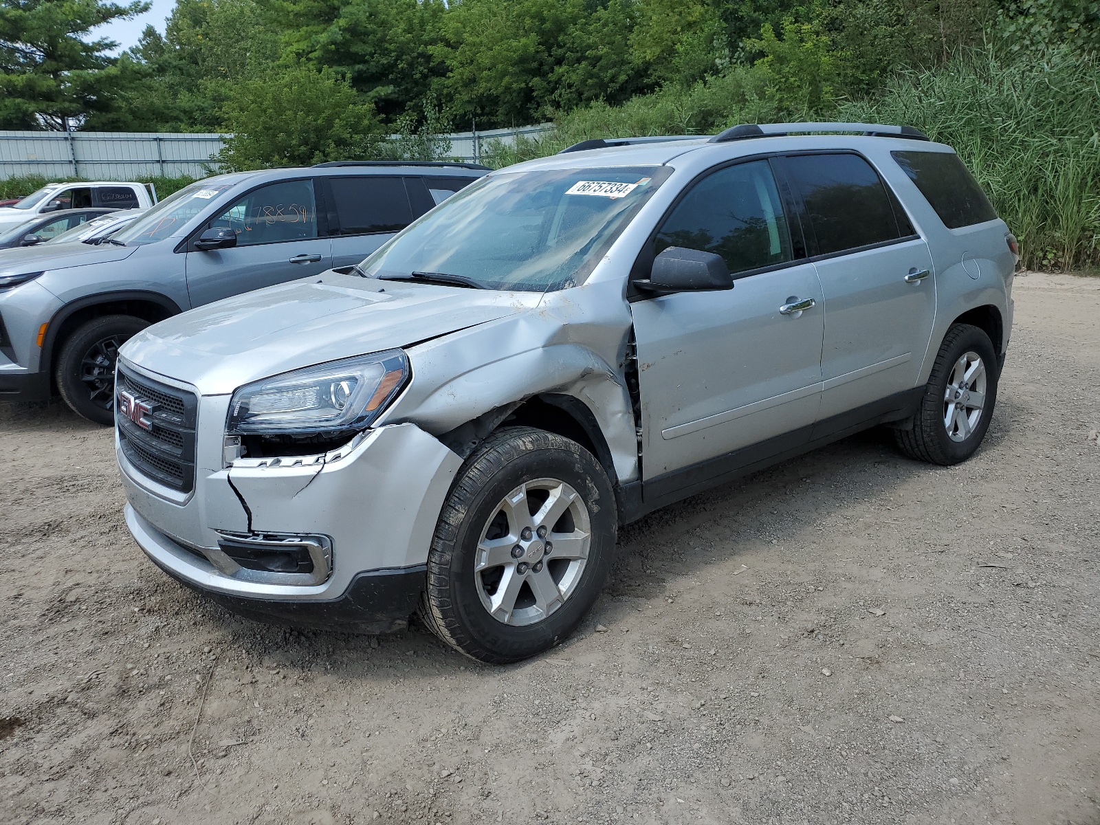 1GKKVPKD2FJ161072 2015 GMC Acadia Sle